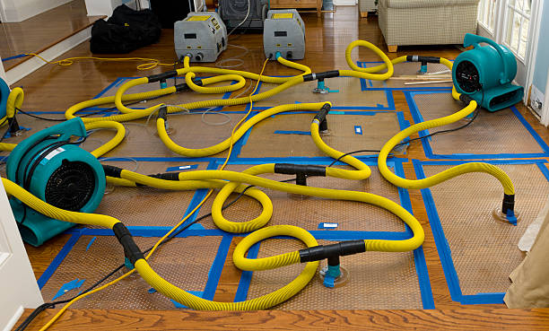 Professional Storm Water Damage Restoration technician working in Monmouth Junction, NJ